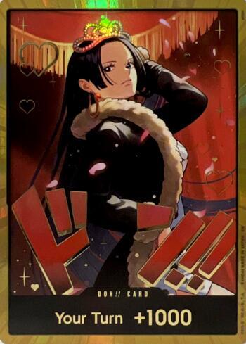 DON!! Card (Boa Hancock) (Gold)