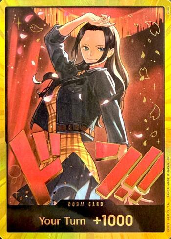 DON!! Card (Nico Robin) (Gold)