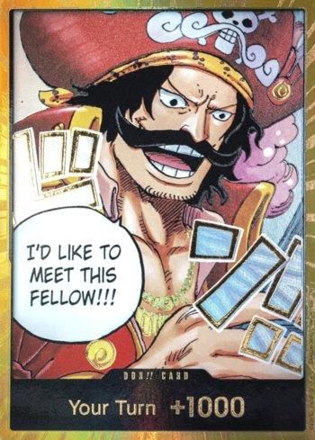 DON!! Card (Gol.D.Roger) (Gold)