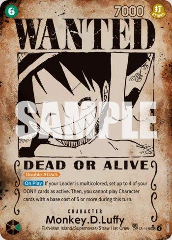 Monkey.D.Luffy (Wanted Poster)