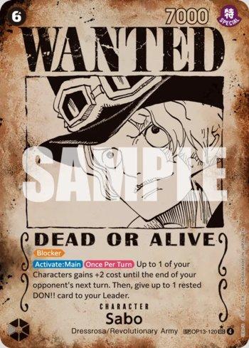 Sabo (Wanted Poster)