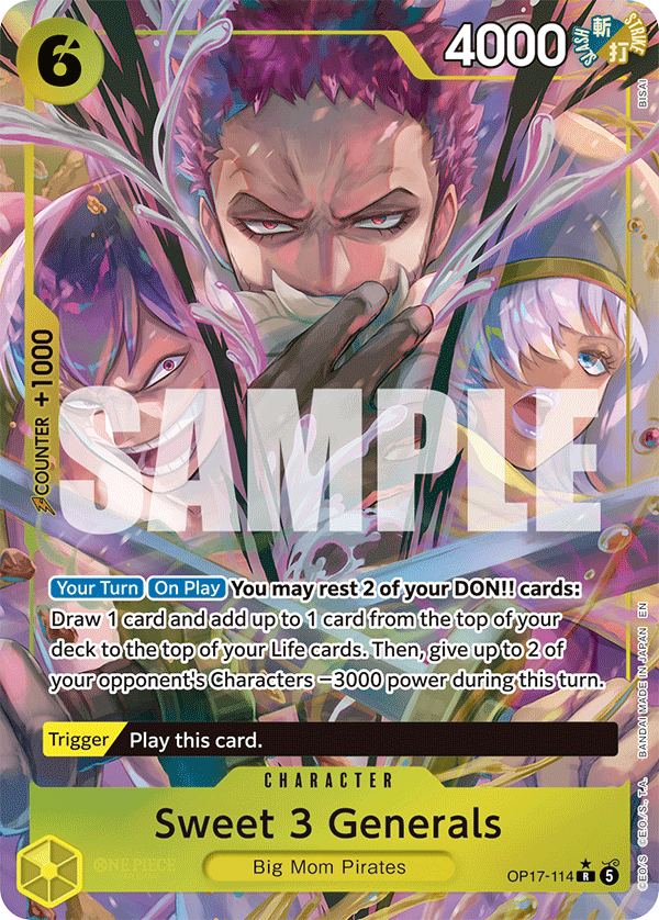 Sweet 3 Generals (Alternate Art)
